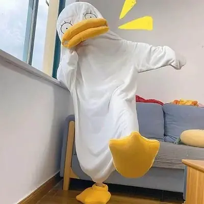 여성 겨울 귀여운 오리 잠옷 포근한 파자마 실내복 대표 이미지