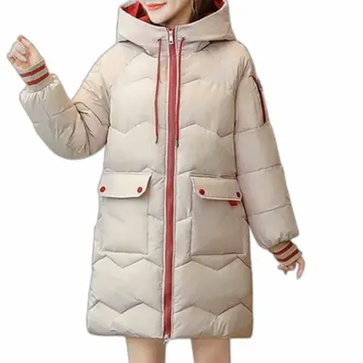 포켓 롱패딩 여성 경량패딩 경량여성패딩 여성겨울점퍼 대표 이미지