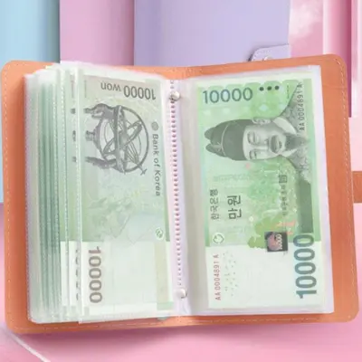 지폐수납지갑 현금수납 다이어리 플래너 일정 현금 대표 이미지