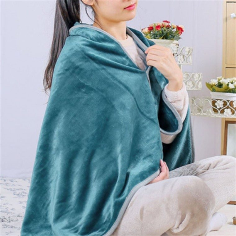극세사 망토 담요 70x130cm블루그린 무릎담요 대표 이미지