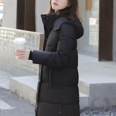 학생롱패딩 롱패딩 겨울 데일리 오는 방한 서 모던 대표 이미지