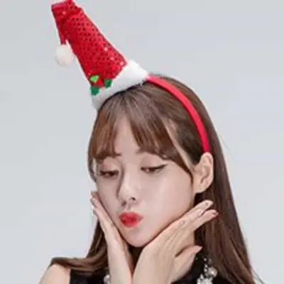 루돌프 머리띠 스팡클왕고깔 파티용품머리띠 크리스마스소품 3개 묶음 대표 이미지