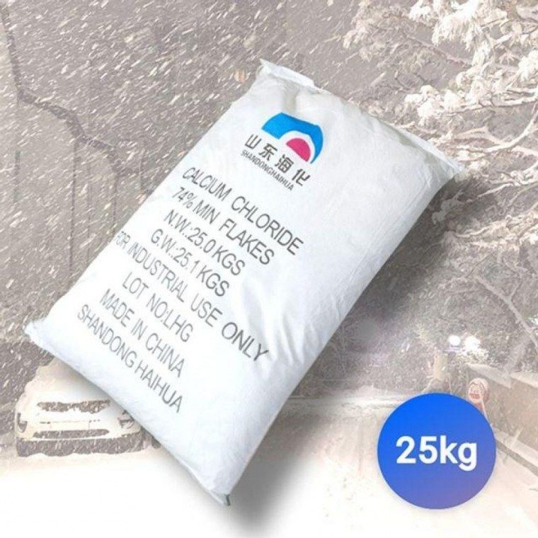 염화칼슘 25kg 제설용 공업용 제설제 대표 이미지