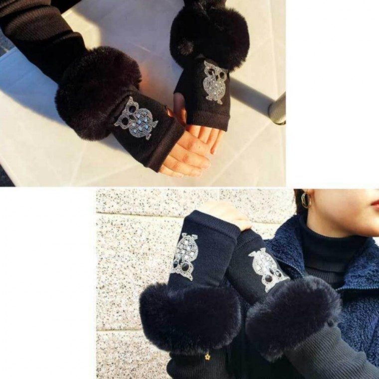 핸드워머 부엉이 반장갑 손난로 암워머 부엉이핸드워머 대표 이미지