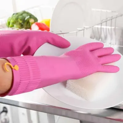 걸이 고무장갑 10개 부엌장갑 청소용장갑 대표 이미지