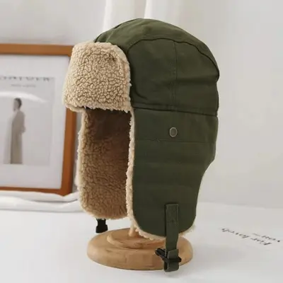 남녀공용 털귀도리 방한 귀달이모자 대표 이미지