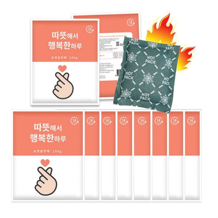 오래가는핫팩 휴대용핫팩 추위대비 핫팩 100g 대표 이미지