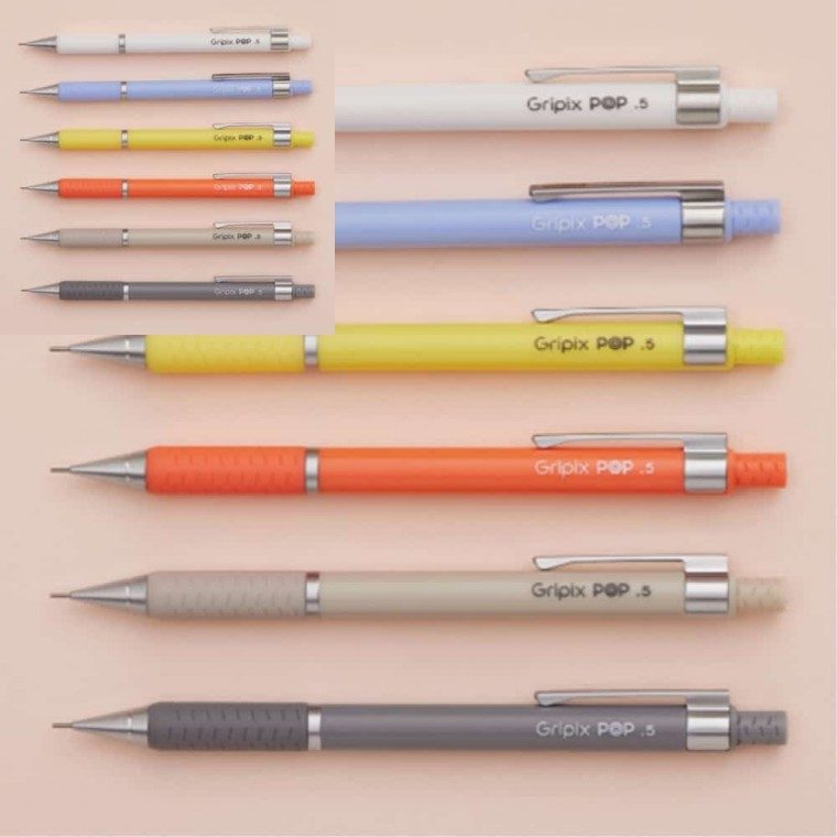 샤프 0.5mm 레몬옐로우 12개입 그립샤프 학용품 대표 이미지