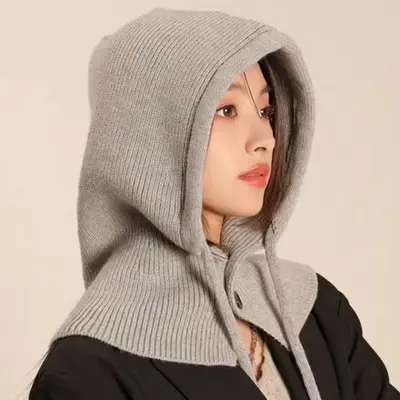 후드 바라클라바 겨울 여자 모자 넥워머 3개 묶음 대표 이미지