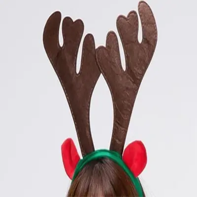 점보 루돌프머리띠 크리스마스데코 크리스마스코디 3개 묶음 대표 이미지