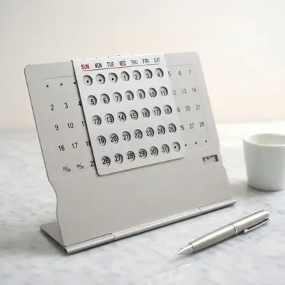 탁상용 만년 달력 인테리어 선물 책상 데스크테리어 3개 묶음 대표 이미지