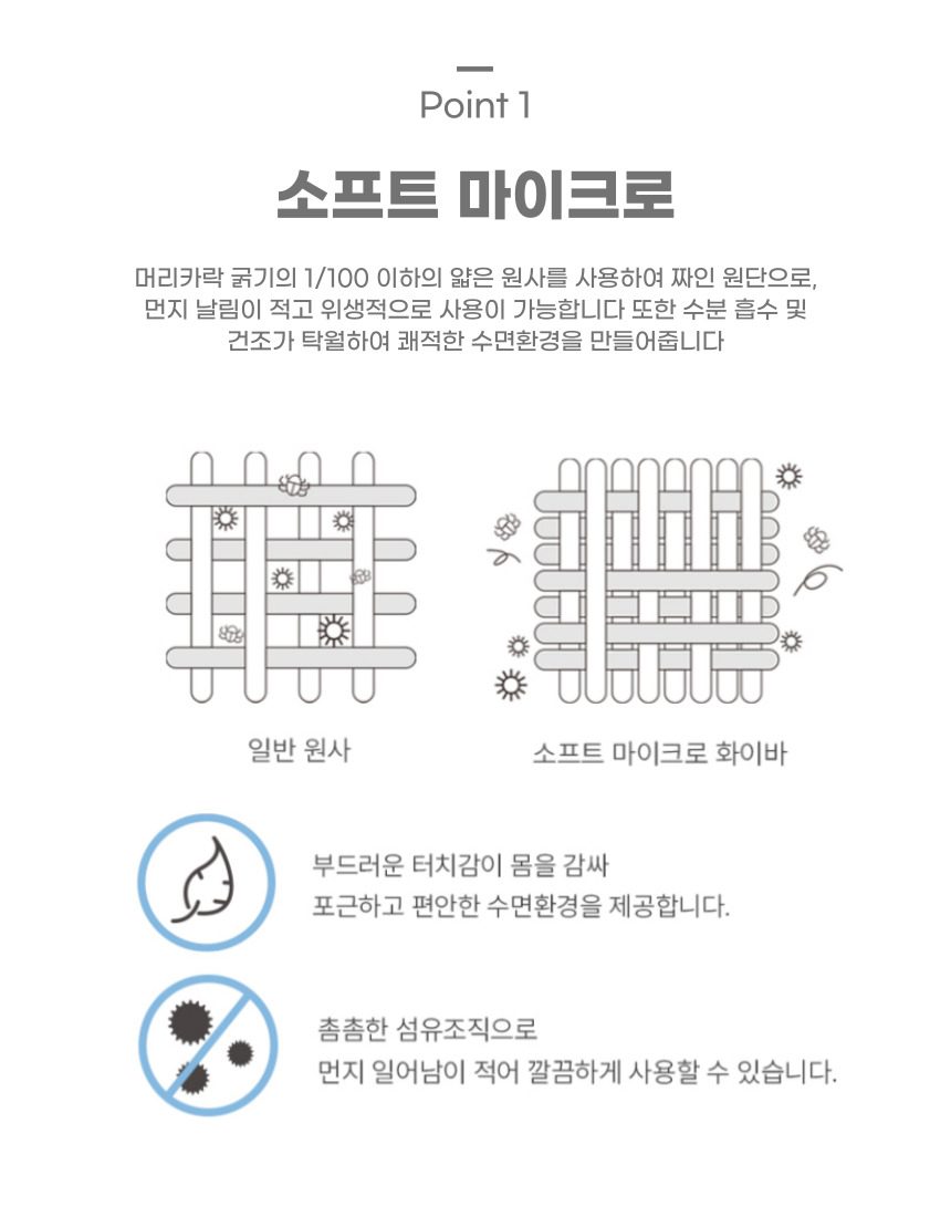 차렵이불 SS 단품 사계절 꽃무늬 상세 이미지 3