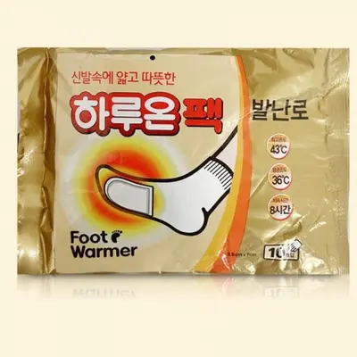 겨울용 발핫팩 1쌍 5세트 신발부착형 발난로 대표 이미지