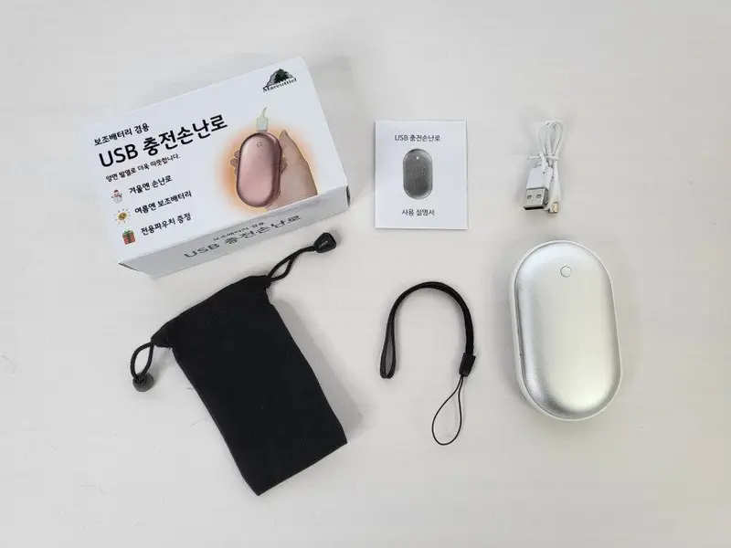 충전식 손난로 6000mAH 인쇄 가능 전기 핫팩 상세 이미지 3