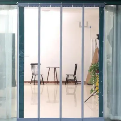 자석 방풍 방한 투명 커튼 바람막이 매장 출입구 대표 이미지
