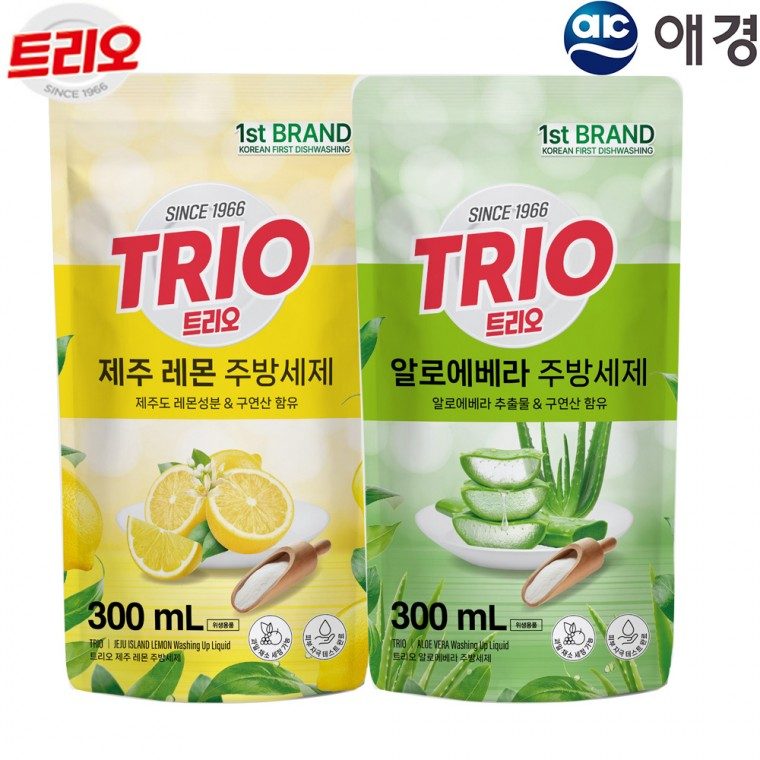 주방세제 300ml 레몬 알로에 설거지세제 3개 묶음 대표 이미지