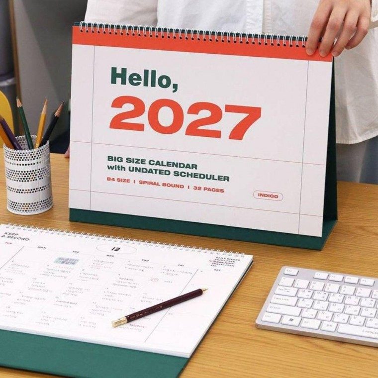 2027 대형 탁상달력 B4 사무실 달력 캘린더/달력 대표 이미지