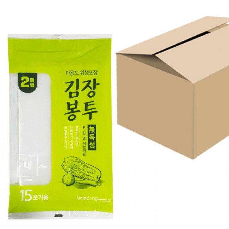 감동 김장봉투 대2매 x1박스 50개 15포기 대표 이미지