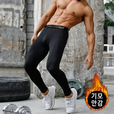 기모안감 근육을 잡아주는 스포츠용 레깅스 기모레깅스 대표 이미지