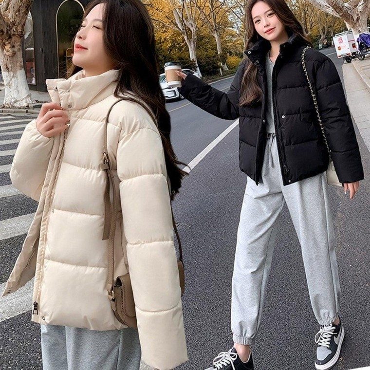 착용감 좋은 여성 겨울 무지 기본 패딩 점퍼 아우터 대표 이미지