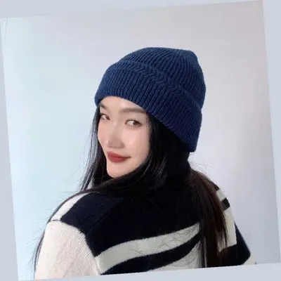 니트비니 비니모자 골지비니 방한모자 숏비니 대표 이미지