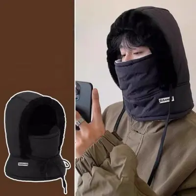 겨울방한 패딩후드 워머 귀도리 귀마개 바람막이 군밤 3개 묶음 대표 이미지