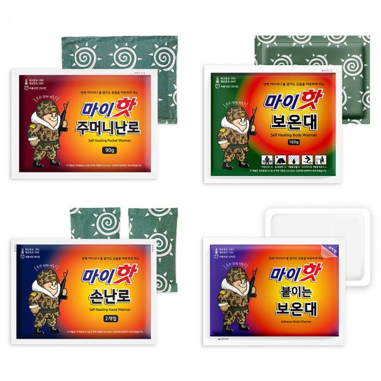 핫팩 주머니난로 90g 보온대 160g 손난로 25g 모음 3개 묶음 대표 이미지