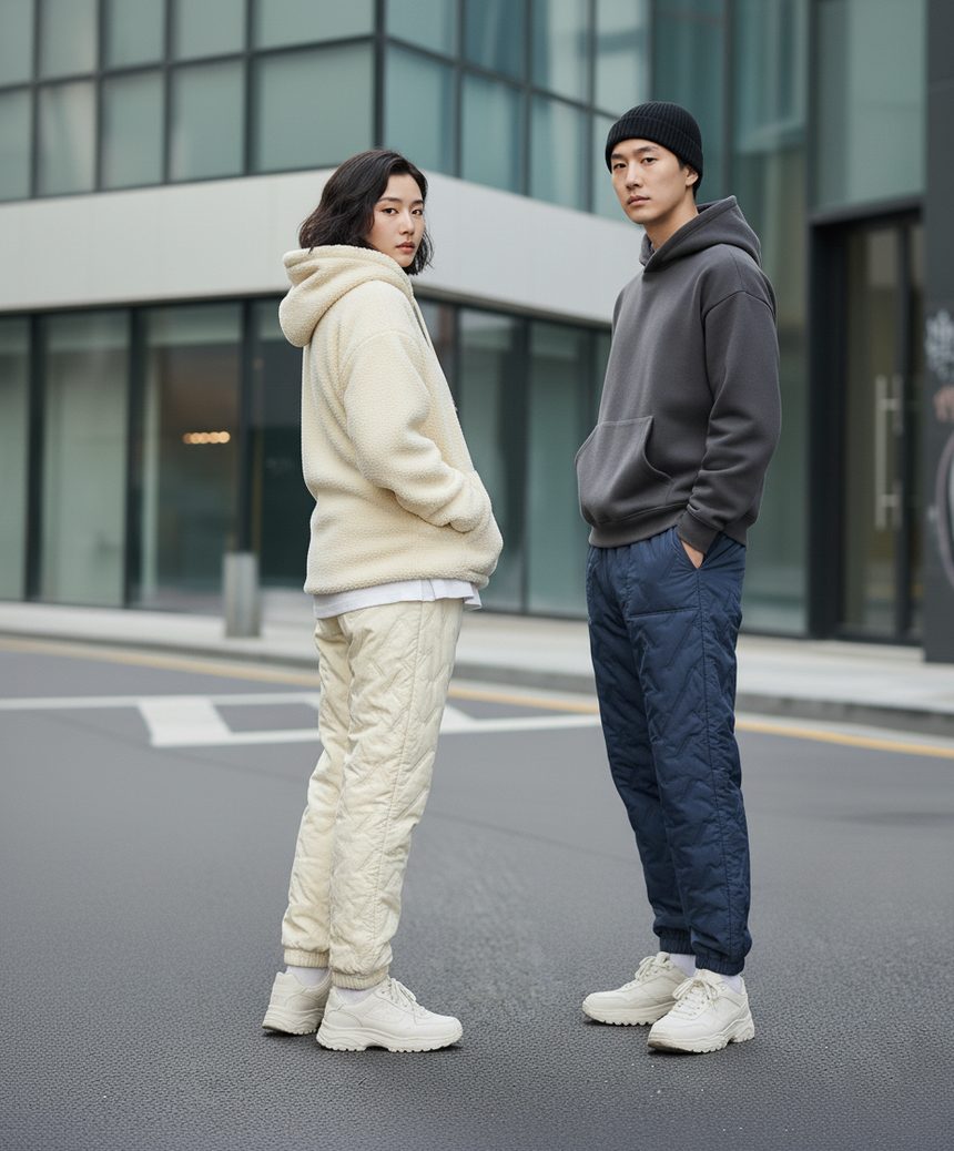 경량패딩 방한바지 남여공용 라이더바지 상세 이미지 3