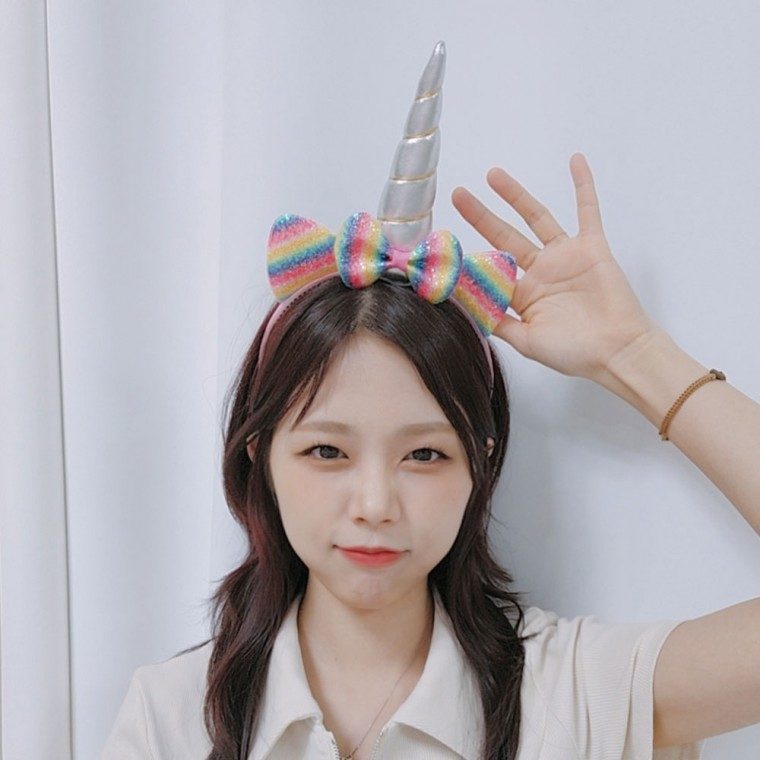 레인보우유니콘 머리띠 크리스마스 파티 가면/머리띠 3개 묶음 대표 이미지