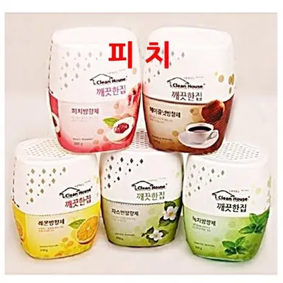 냄새제거제 클린하우스방향제 피치향 2개 제습 제습제 3개 묶음 대표 이미지