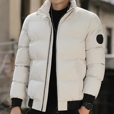 따뜻한 겨울 고급형 숏 패딩 초경량 남성 패션 대표 이미지