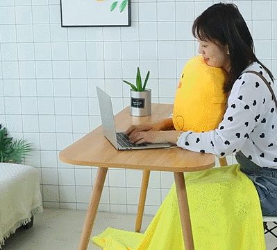은창]무릎담요 무릅담요 비비드 컬러풀 애니멀 쿠션 상세 이미지 1