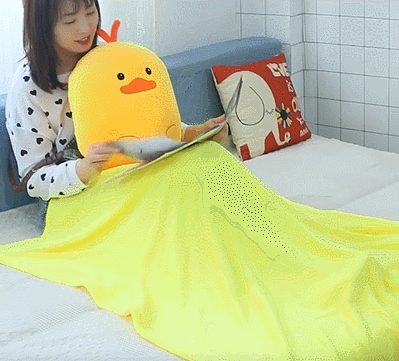 은창]무릎담요 무릅담요 비비드 컬러풀 애니멀 쿠션 상세 이미지 2