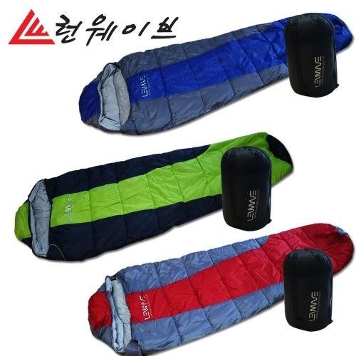 런웨이브 두툼한 후드형 침낭 캠핑 비박 차박 대표 이미지