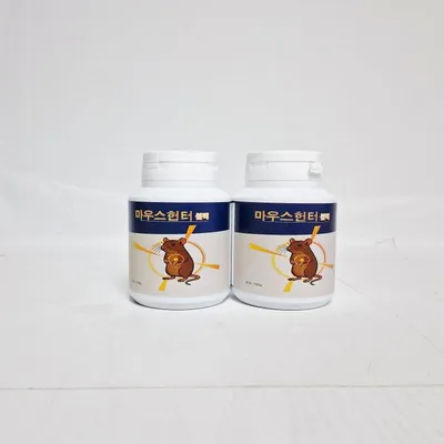 마우스헌터블럭 100g 2개 쥐알약 살서제 대표 이미지