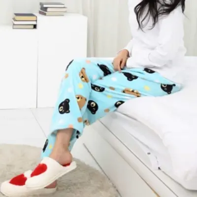 극세사 수면 바지 잠옷바지 파자마바지 대표 이미지