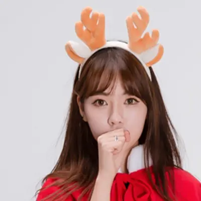 조쌤 크리스마스 머리띠 헤어소품 루돌프머리띠 3개 묶음 대표 이미지