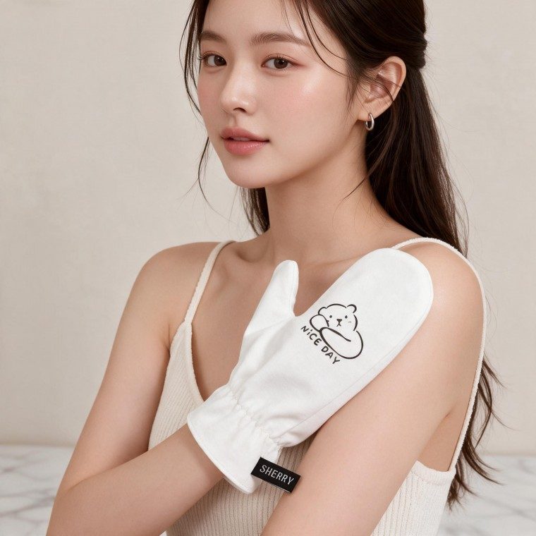 바디로션 도포 장갑 바디락 셀프 마사지 등 관리 대표 이미지