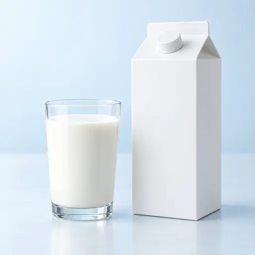 제주청정우유, 900ml, 4개 — AI 예시 이미지, 실제 상품 사진 아님